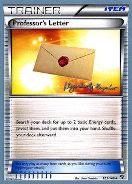 Professor's Letter (123/146) (Primal Groudon - Alejandro Ng-Guzman) [World Championships 2015] | Play N Trade Winnipeg