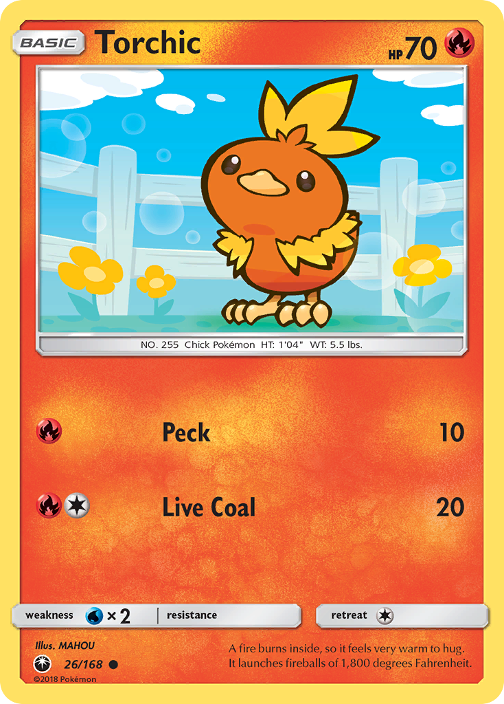 Torchic (26/168) [Sun & Moon: Celestial Storm] | Play N Trade Winnipeg