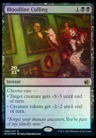 Bloodline Culling [Innistrad: Midnight Hunt Prerelease Promos] | Play N Trade Winnipeg