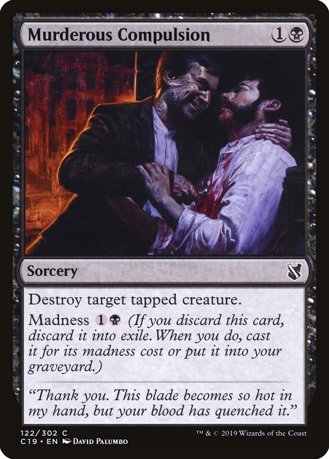 Murderous Compulsion [Commander 2019] | Play N Trade Winnipeg