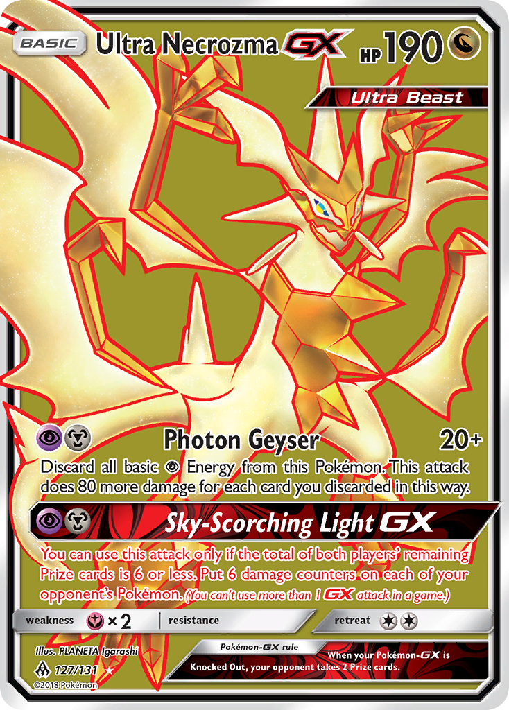 Ultra Necrozma GX (127/131) [Sun & Moon: Forbidden Light] | Play N Trade Winnipeg