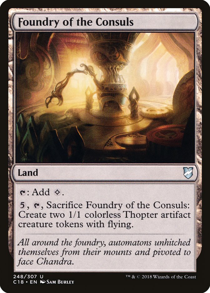 Foundry of the Consuls [Commander 2018] | Play N Trade Winnipeg