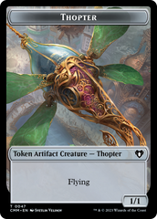Thopter // Dragon (0020) Double-Sided Token [Commander Masters Tokens] | Play N Trade Winnipeg