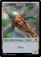 Thopter // Construct (0074) Double-Sided Token [Commander Masters Tokens] | Play N Trade Winnipeg