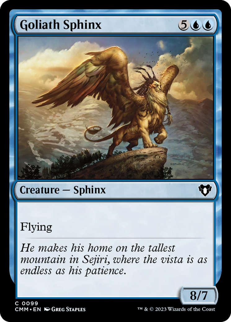 Goliath Sphinx [Commander Masters] | Play N Trade Winnipeg