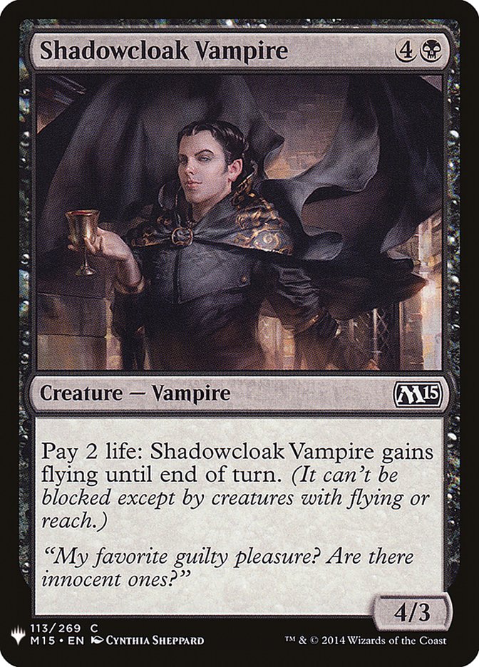 Shadowcloak Vampire [Mystery Booster] | Play N Trade Winnipeg