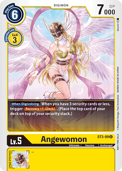 Angewomon [ST3-09] (Tamer Battle Pack) [Starter Deck: Heaven's Yellow Promos] | Play N Trade Winnipeg