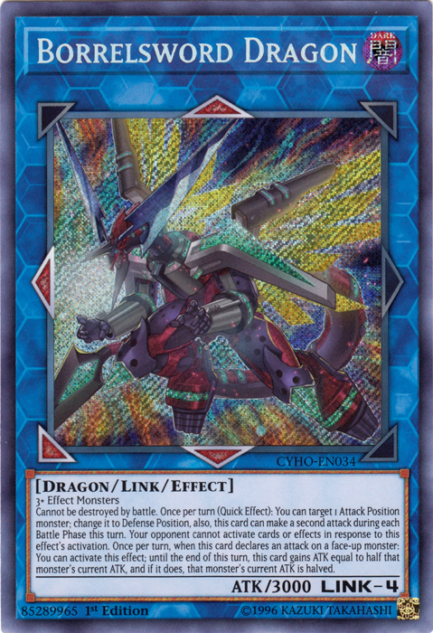 Borrelsword Dragon [CYHO-EN034] Secret Rare | Play N Trade Winnipeg