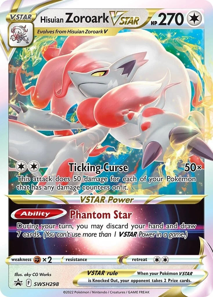 Hisuian Zoroark VSTAR (SWSH298) (Jumbo Card) [Sword & Shield: Lost Origin] | Play N Trade Winnipeg