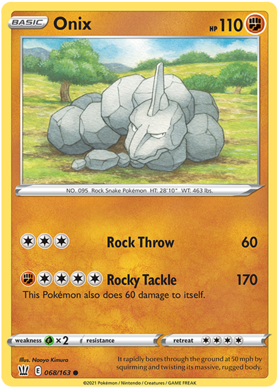 Onix (068/163) [Sword & Shield: Battle Styles] | Play N Trade Winnipeg