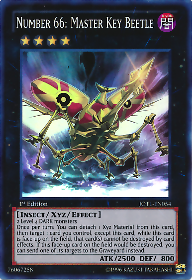 Number 66: Master Key Beetle [JOTL-EN054] Super Rare | Play N Trade Winnipeg