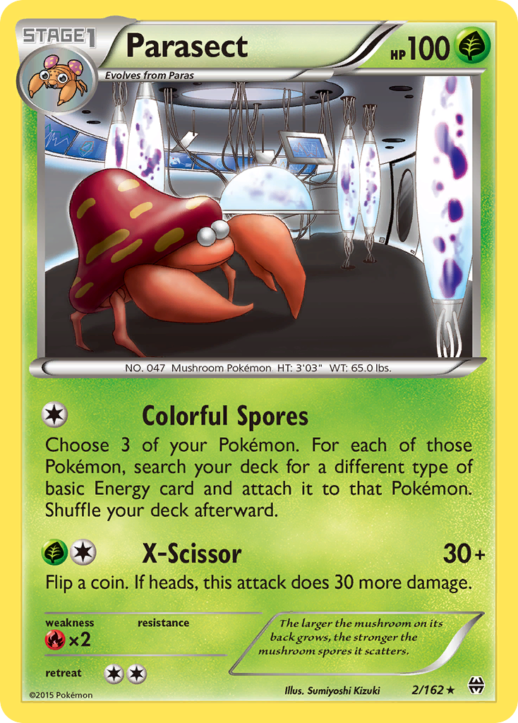 Parasect (2/162) [XY: BREAKthrough] | Play N Trade Winnipeg