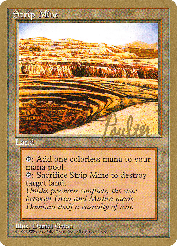 Strip Mine (Preston Poulter) [Pro Tour Collector Set] | Play N Trade Winnipeg