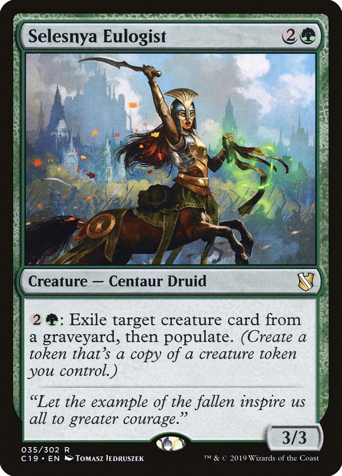 Selesnya Eulogist [Commander 2019] | Play N Trade Winnipeg