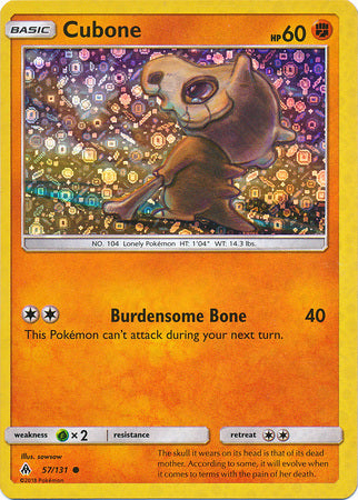 Cubone (57/131) (General Mills Promo) [Sun & Moon: Forbidden Light] | Play N Trade Winnipeg