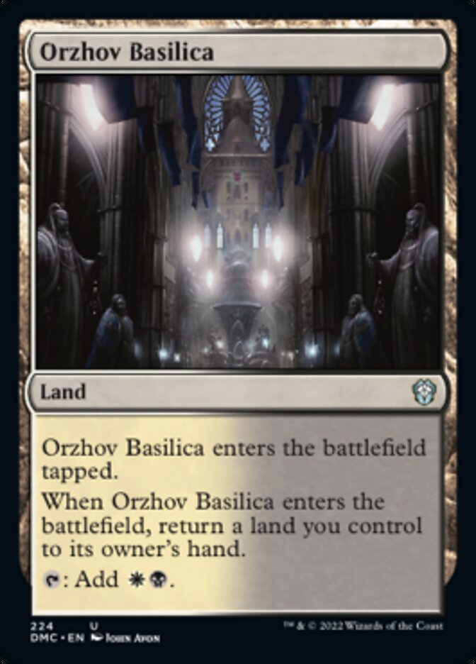 Orzhov Basilica [Dominaria United Commander] | Play N Trade Winnipeg