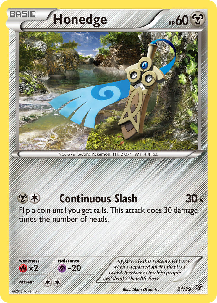 Honedge (21/39) [XY: Kalos Starter Set] | Play N Trade Winnipeg