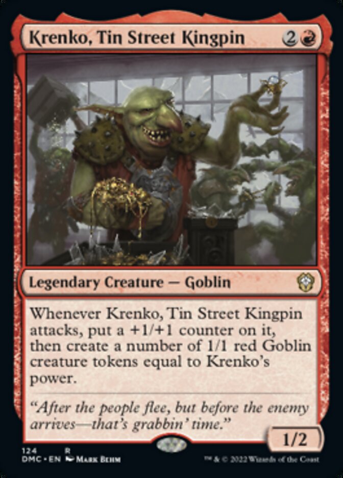 Krenko, Tin Street Kingpin [Dominaria United Commander] | Play N Trade Winnipeg