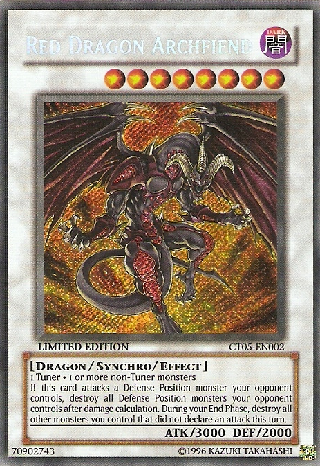 Red Dragon Archfiend [CT05-EN002] Secret Rare | Play N Trade Winnipeg