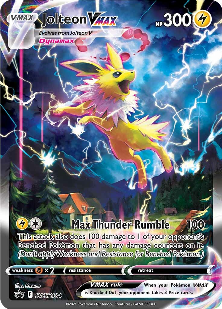 Jolteon VMAX (SWSH184) [Sword & Shield: Black Star Promos] | Play N Trade Winnipeg