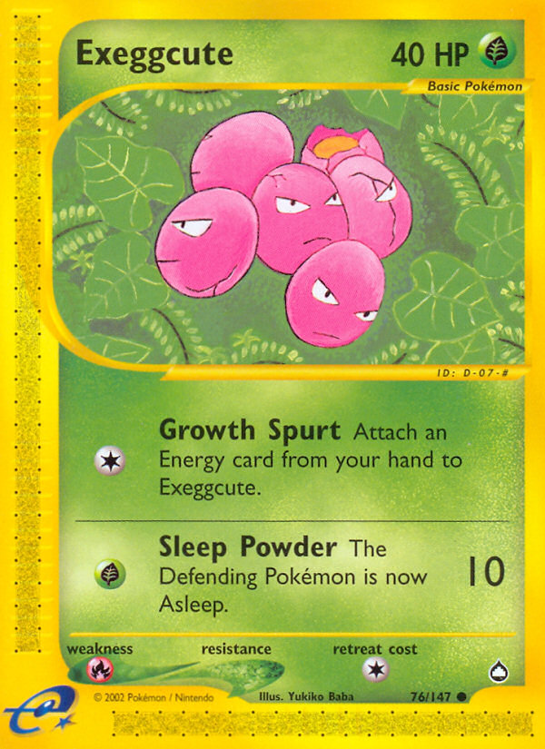 Exeggcute (76/147) [Aquapolis] | Play N Trade Winnipeg