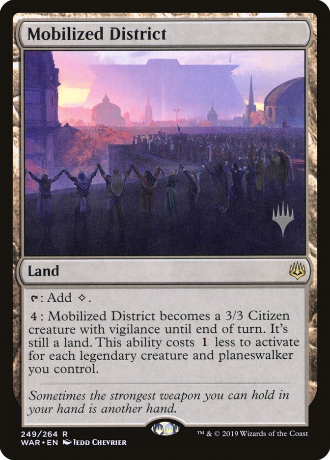 Mobilized District (Promo Pack) [War of the Spark Promos] | Play N Trade Winnipeg