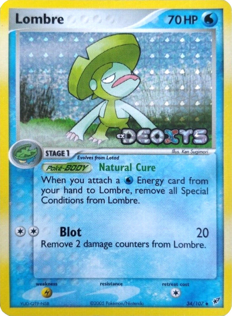 Lombre (34/107) (Stamped) [EX: Deoxys] | Play N Trade Winnipeg