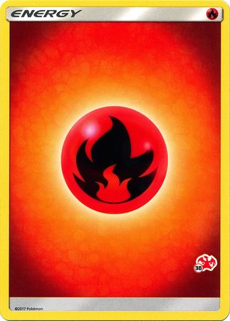 Fire Energy (Charizard Stamp #38) [Battle Academy 2020] | Play N Trade Winnipeg