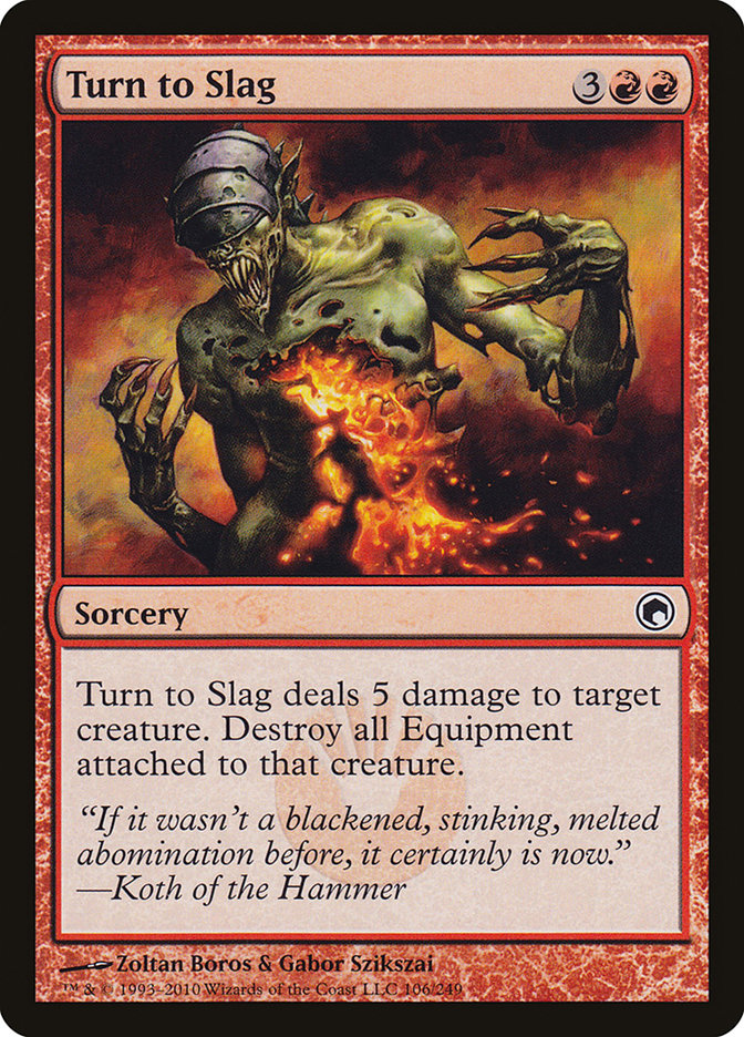 Turn to Slag [Scars of Mirrodin] | Play N Trade Winnipeg