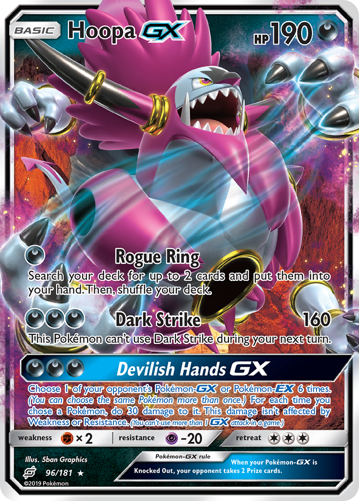 Hoopa GX (96/181) [Sun & Moon: Team Up] | Play N Trade Winnipeg