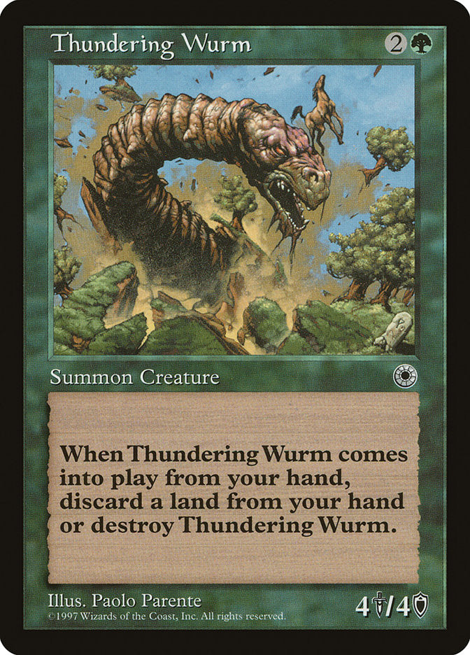 Thundering Wurm [Portal] | Play N Trade Winnipeg