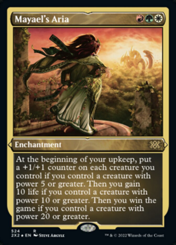 Mayael's Aria (Foil Etched) [Double Masters 2022] | Play N Trade Winnipeg