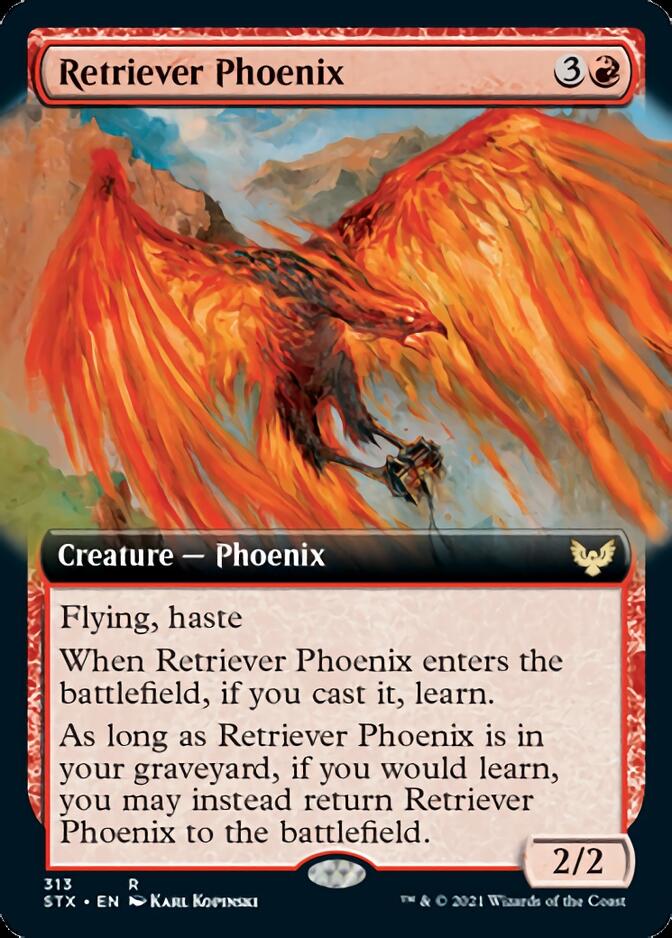 Retriever Phoenix (Extended) [Strixhaven: School of Mages] | Play N Trade Winnipeg