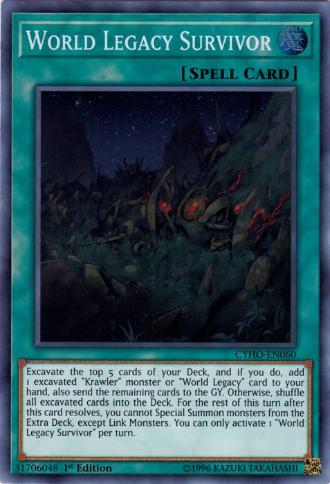 World Legacy Survivor [CYHO-EN060] Super Rare | Play N Trade Winnipeg