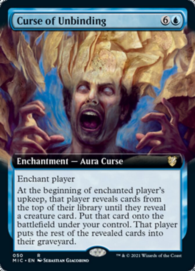 Curse of Unbinding (Extended) [Innistrad: Midnight Hunt Commander] | Play N Trade Winnipeg