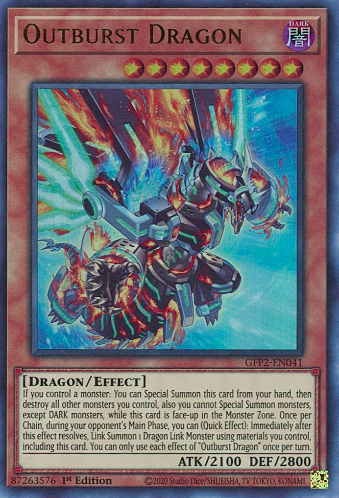 Outburst Dragon [GFP2-EN041] Ultra Rare | Play N Trade Winnipeg