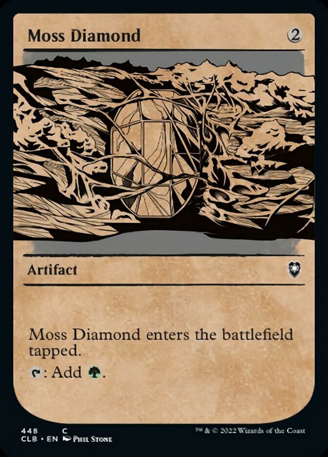 Moss Diamond (Showcase) [Commander Legends: Battle for Baldur's Gate] | Play N Trade Winnipeg