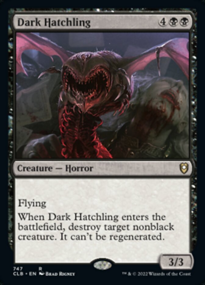 Dark Hatchling [Commander Legends: Battle for Baldur's Gate] | Play N Trade Winnipeg