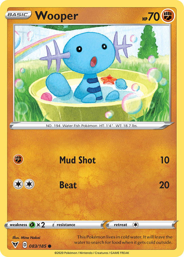 Wooper (083/185) [Sword & Shield: Vivid Voltage] | Play N Trade Winnipeg