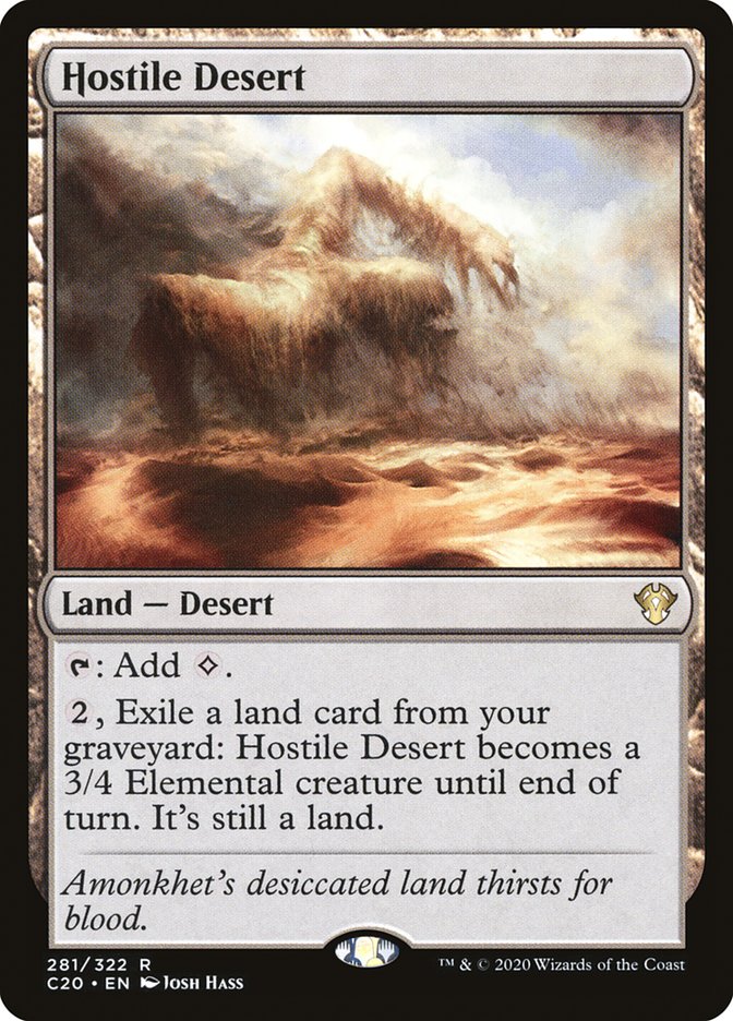 Hostile Desert [Commander 2020] | Play N Trade Winnipeg