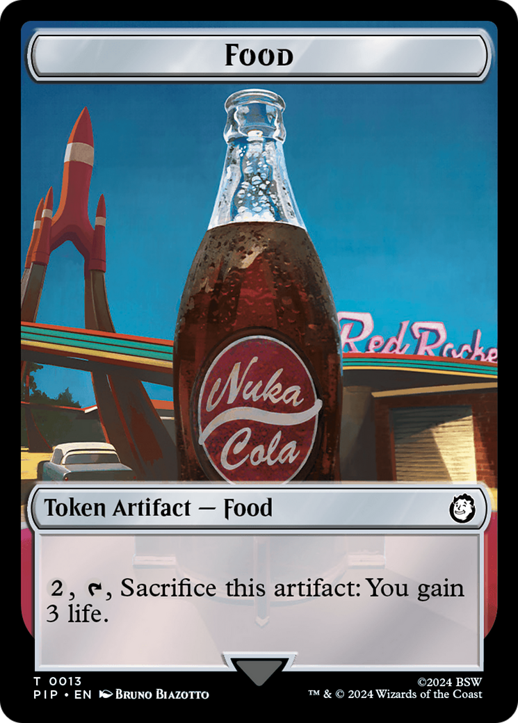 Food (0013) // Wasteland Survival Guide Double-Sided Token [Fallout Tokens] | Play N Trade Winnipeg