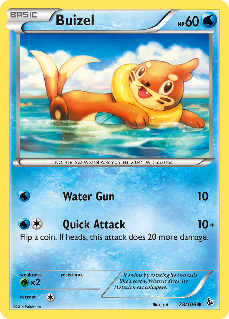 Buizel (28/106) [XY: Flashfire] | Play N Trade Winnipeg