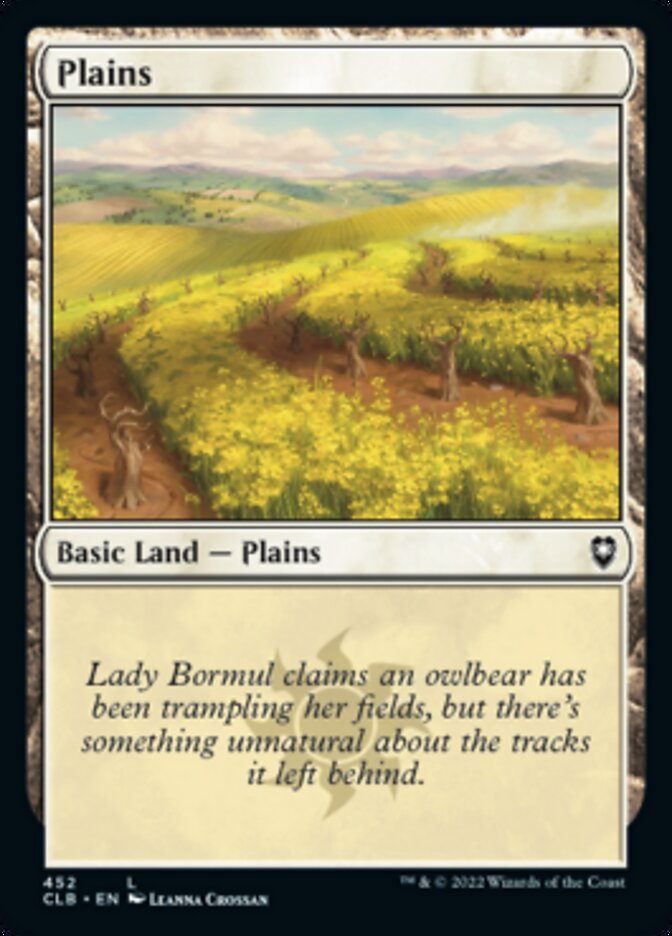 Plains (452) [Commander Legends: Battle for Baldur's Gate] | Play N Trade Winnipeg