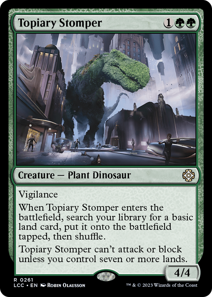 Topiary Stomper [The Lost Caverns of Ixalan Commander] | Play N Trade Winnipeg