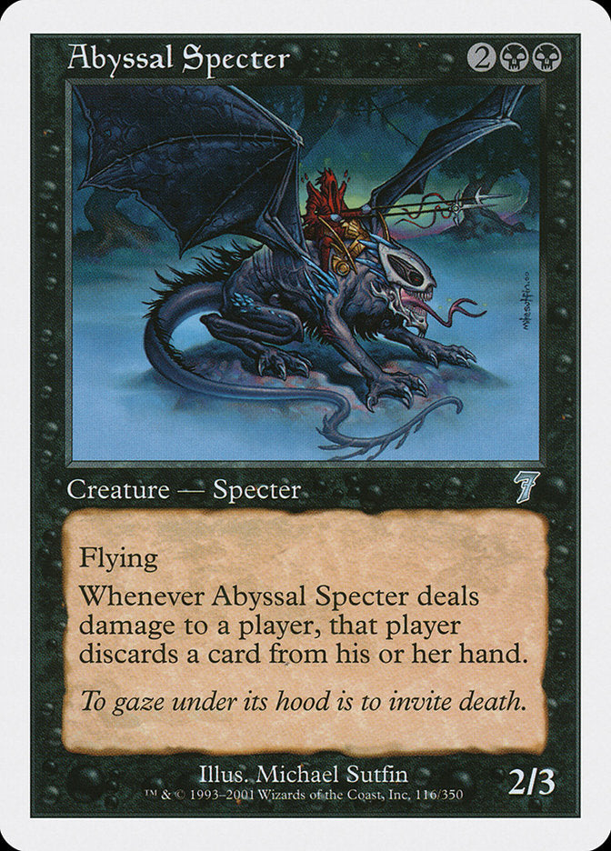 Abyssal Specter [Seventh Edition] | Play N Trade Winnipeg