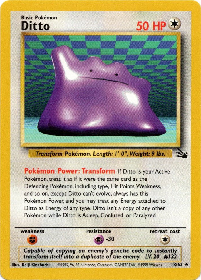 Ditto (18/62) [Fossil Unlimited] | Play N Trade Winnipeg