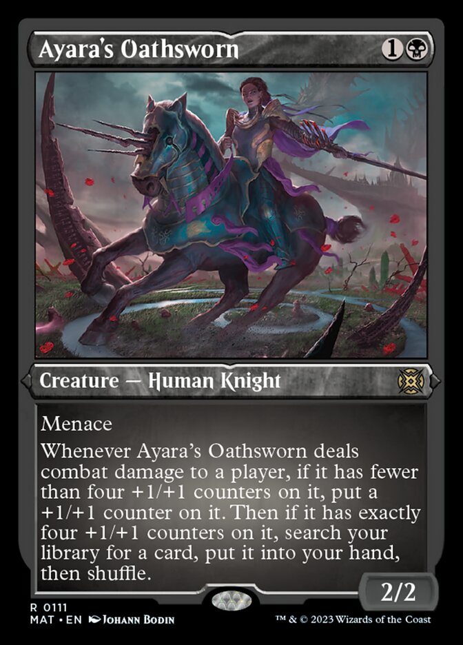 Ayara's Oathsworn (Foil Etched) [March of the Machine: The Aftermath] | Play N Trade Winnipeg