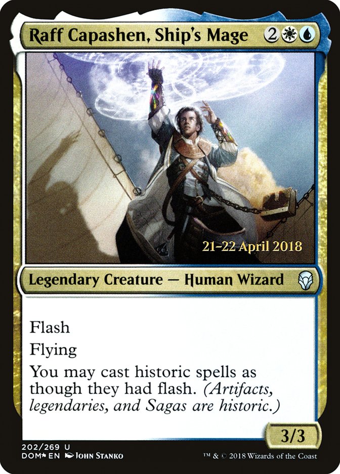 Raff Capashen, Ship's Mage  [Dominaria Prerelease Promos] | Play N Trade Winnipeg