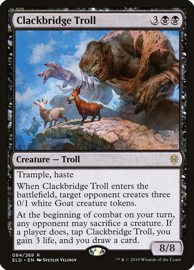 Clackbridge Troll [Throne of Eldraine] | Play N Trade Winnipeg