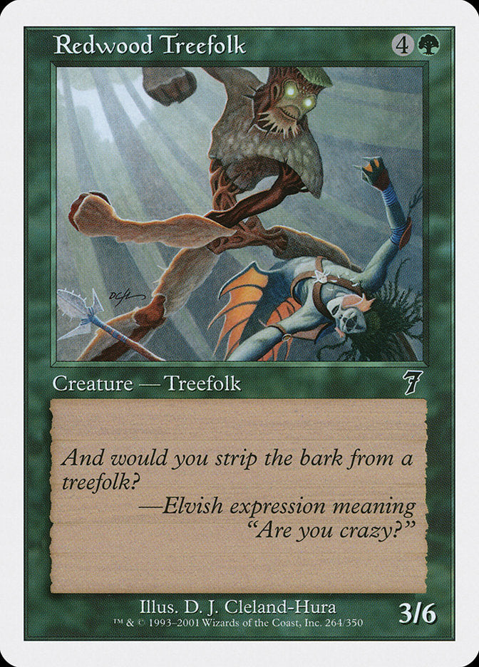 Redwood Treefolk [Seventh Edition] | Play N Trade Winnipeg